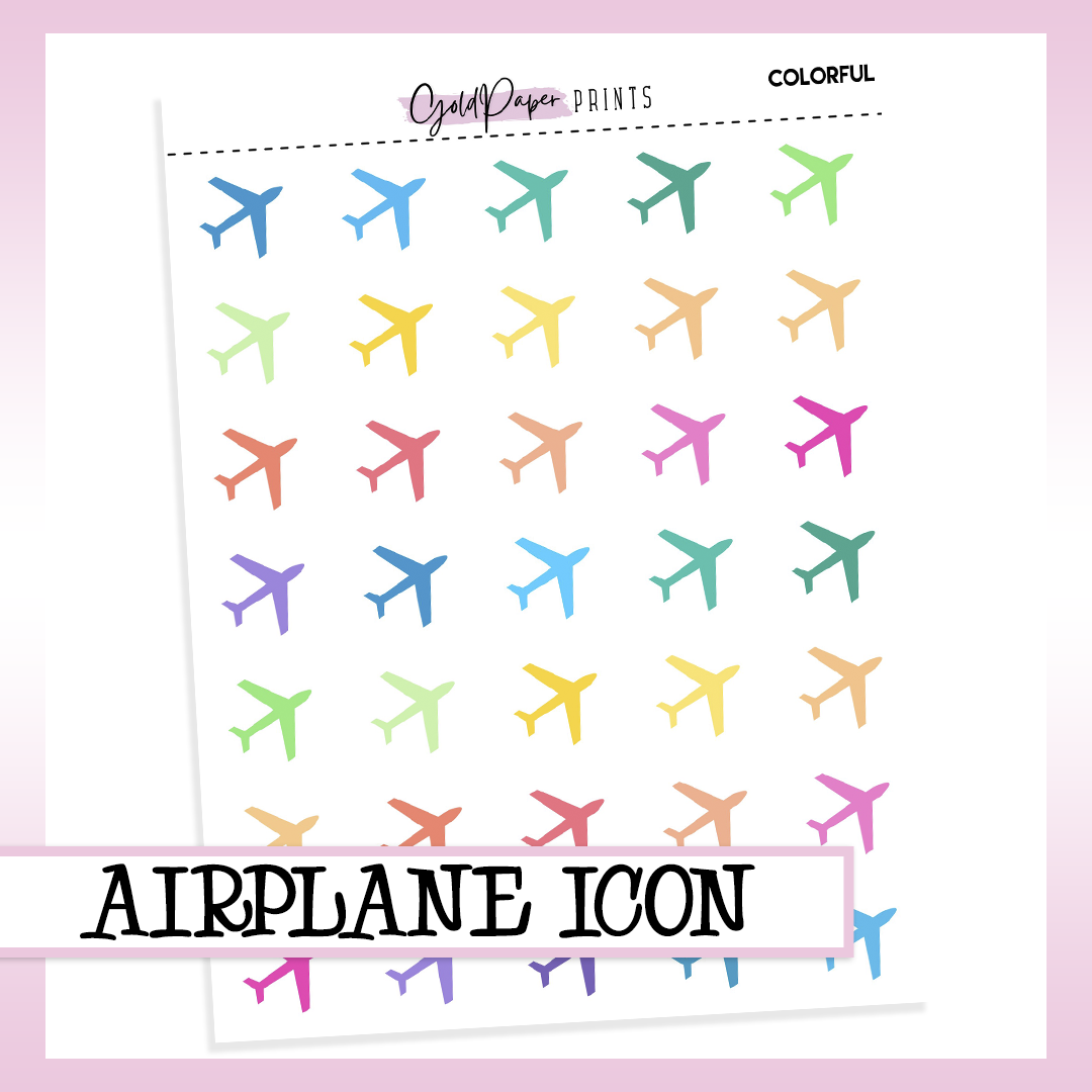 Airplane Icons Sheet