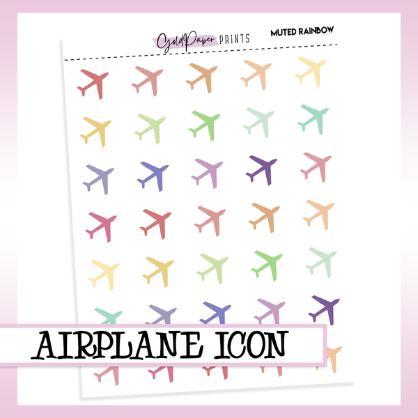 Airplane Icons Sheet