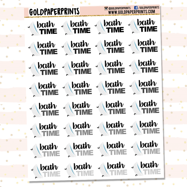 Bath Time Sheet
