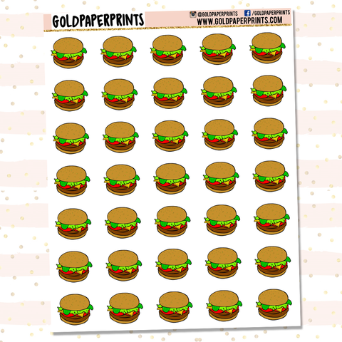 Burger Icon Sheet