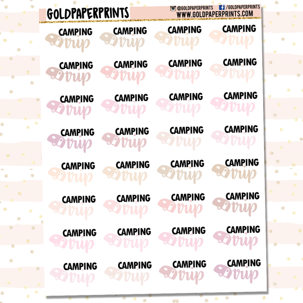 Camping Trip Sheet