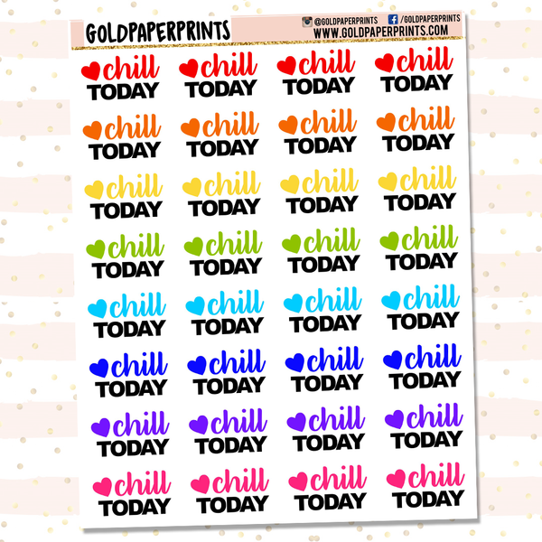Chill Today Sheet
