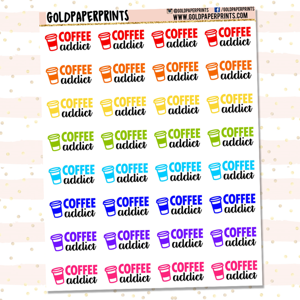 Coffee Addict Sheet