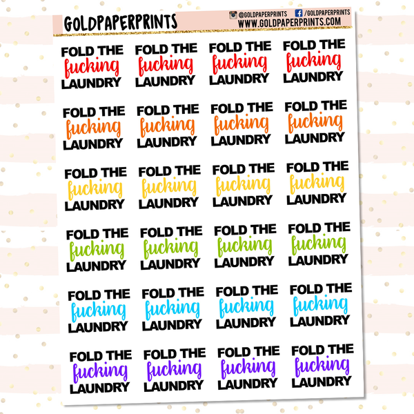 Fold the Laundry Sheet