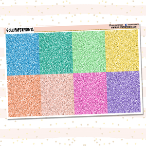 Glitter Full Boxes Sheet