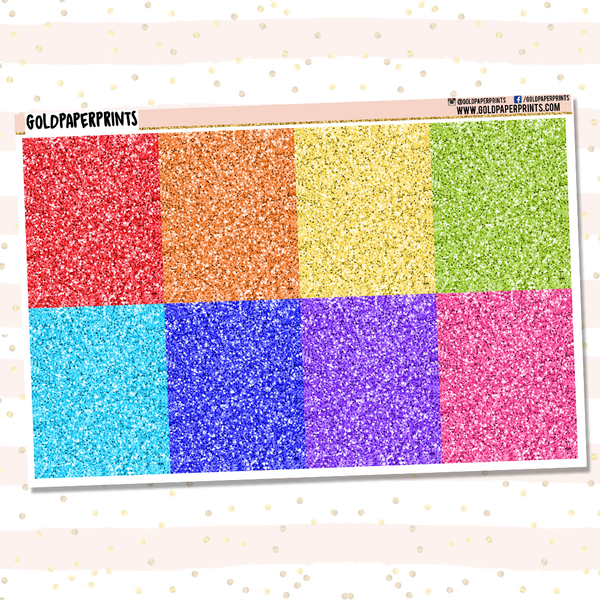 Glitter Full Boxes Sheet