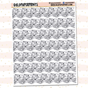 Glitter Page Flags Sheet