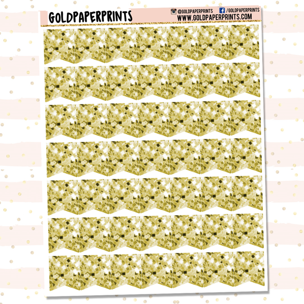 Glitter Page Flags Sheet