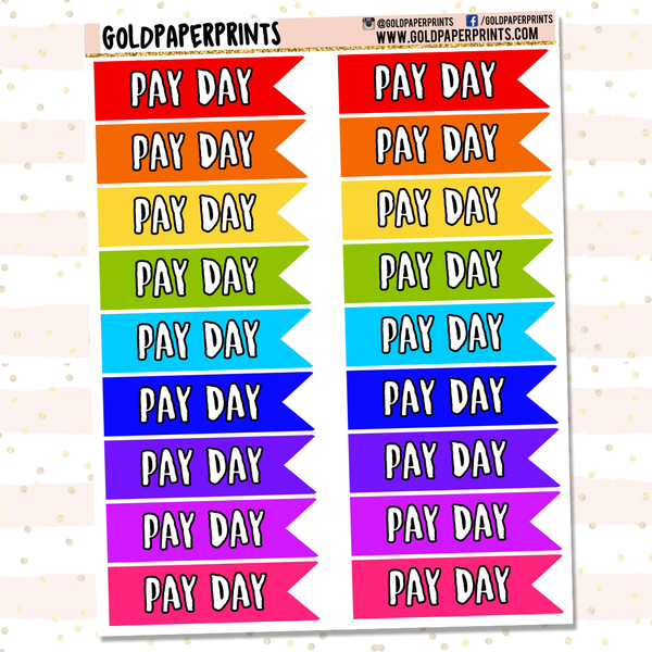 Pay Day Flags Sheet