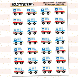 Post Office Truck Sheet
