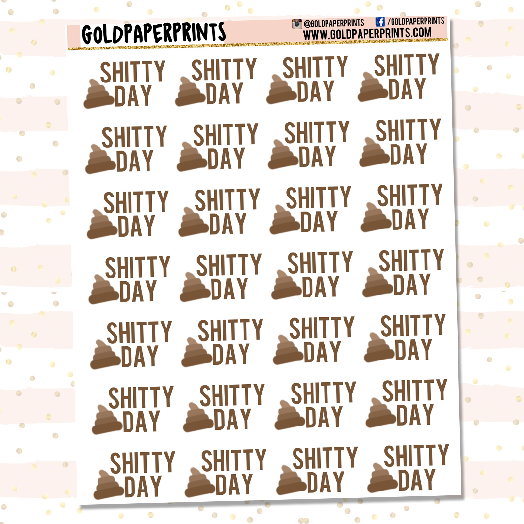 Shitty Day Sheet