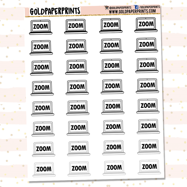 Zoom Laptop Sheet